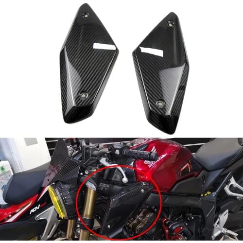 100% 3K Carbon Fiber Motorcycle Modified Front Side Panel Body Plate for Honda CB650R 2019 2020