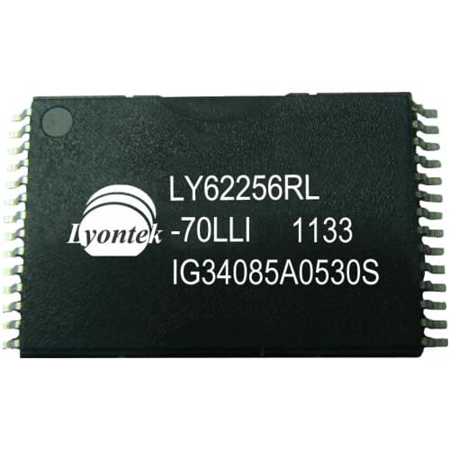 20pcs New Original LY62256RL-70LL 256K Low Power SRAM 32KX8 sTSOP(28) 70ns 2.7-5.5V 0 to 70°C