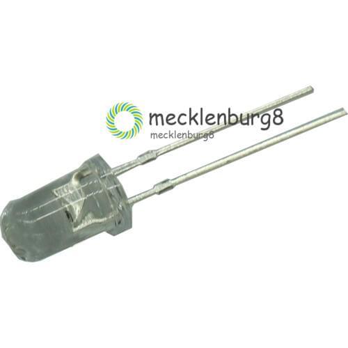 50PCS Super Bright F5 5mm Round UV/ Purple LED Emitting Diode 390-395nm Purple Lamp F5 LED light for DIY lights