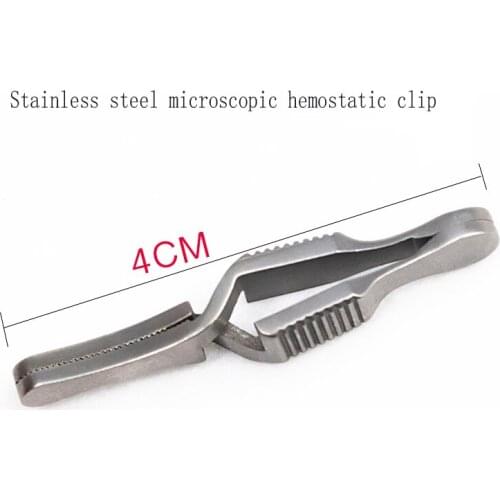 Arterial clip, vein clip, small blood vessel clip, pet experiment, temporary blocking clip, and retractor