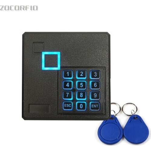 Proximity Rfid Id Card Door Access Control Keypad Reader 125KHz Wiegand 26 Bit Color Black