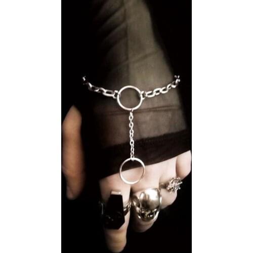 Thick Chain Bracelet for Women Simple Retro Gothic Style Simple Hand Chain Friend Gift Wholesale Hip Hop Mens Jewelry VGH012