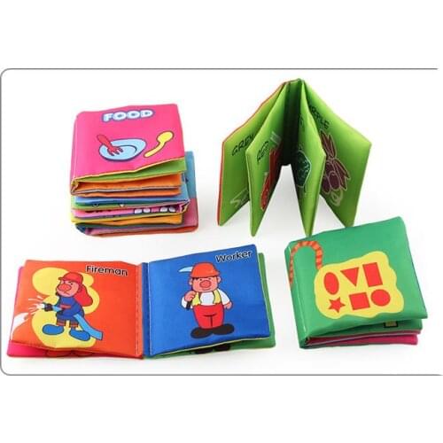 Soft Cloth Baby Books Toy Infant Learning Educational Toys for Children Resources Quiet Books
