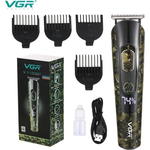 VGR Mens Electric Hair Clipper Professional Hair Trimmer For Men Cordless Trimmer Personal Beard Haircut Machine Hair Cut Razor