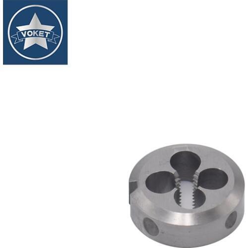 HSSE Metric Fixed Round Die M2X0.4 M3X0.5 M4X0.7 M5X0.8 M6X1 M8X1.25 M10X1.5 M12X1.75 M14X2 M16X2 Thread Screw Threading Die