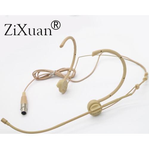 Pro Headset Microphone For Shure TA4F XLR Foldable Wireeless Headworn Mic for SLX ULX QLX GLX PGX UT