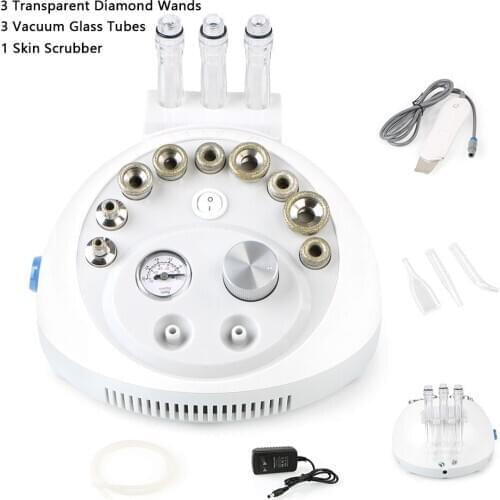 Professional Facial Skin Scrubber Vacuum Suction Blackhead Removal Diamond Microdermabrasion Dermabrasion Beauty Machine