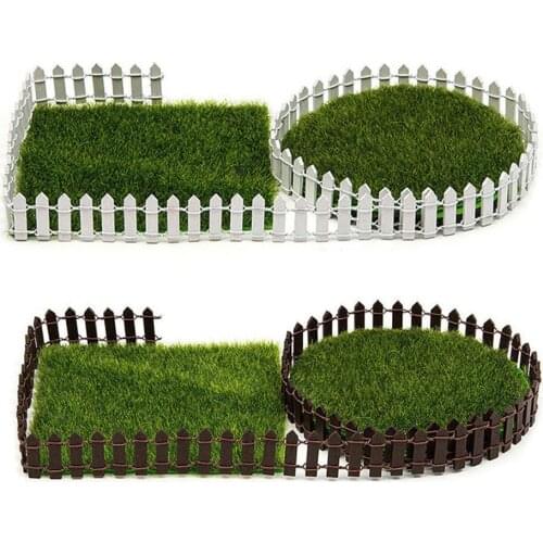 90x5cm Garden Wood Fence Decor Diy Fairy For Garden Kit Succulents Potted Flower Bonsai Decorative Accessories Tools