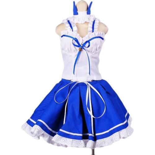 [wamami] 129# Blue&White Cat Princess Dress/Suit 1/4 MSD DOD BJD Dollfie