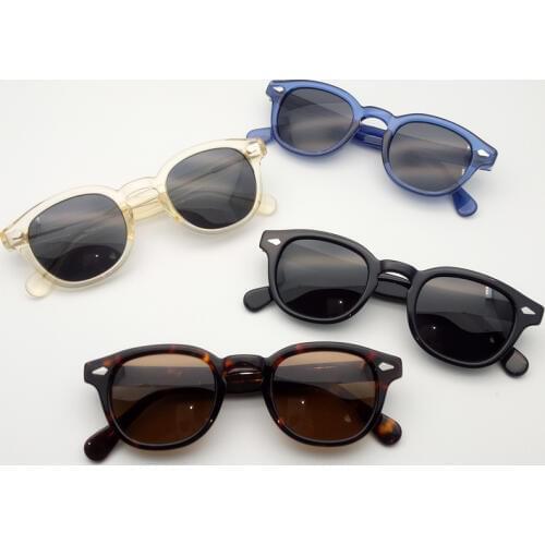 Johnny Depp Sunglasses Men Women Polarized Sun Glasses Acetate Frame Vintage Lemtosh Eyeglasses Top quality 001