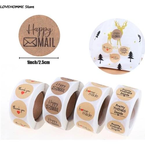 Thank You Stickers Seal Labels 500pcs 1 inch Party Favors Envelope Stickers