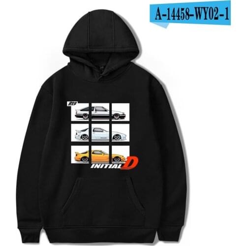 Initial D Hoodie boy girl Fashion Print Toyota AE86 Hoodie Nissan R32 kids Hoodies Men Women Harajuku Anime Sweatshir Tracksuit