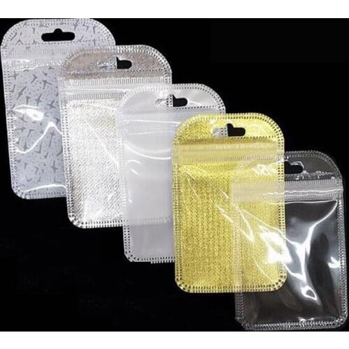 16 sizes High Quality Transparent Packaging Bag Small Plastic Bag for Watch/Cosmetic tools Clear Storage Bag Mini Ziplock Bag