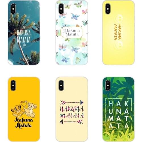 Accessories Phone Shell Covers For Huawei Nova 2 3 2i 3i Y6 Y7 Y9 Prime Pro GR3 GR5 2017 2018 2019 Y5II Y6II Hakuna Matata