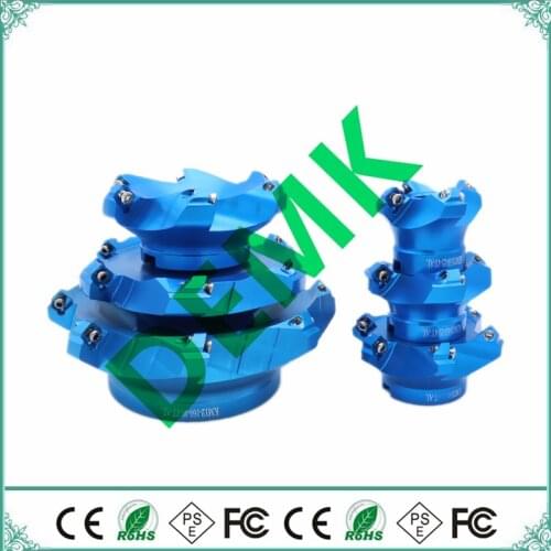 AL-KM12 45deg 50 63 80 100 Aviation aluminum Ultralight Aluminum alloy Face milling cutter High hardness machine Milling machine