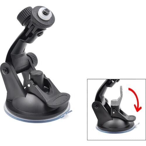 ABS Car Glass Suction Cup Holder 180° Adjustable Desktop Stand Mount Bracket Holder for Insta360 ONE X2/EVO Camera Accessories