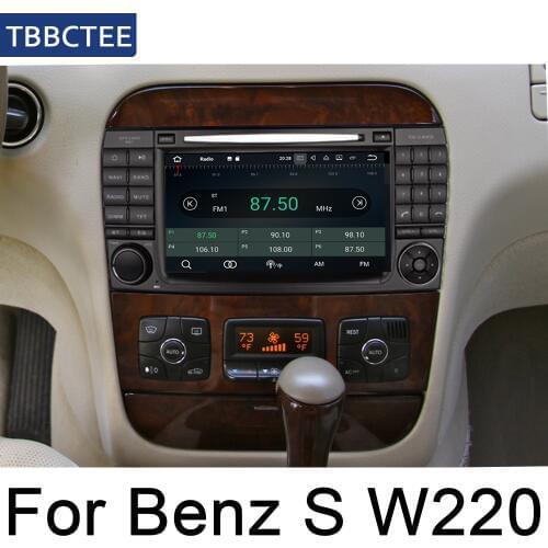 For Mercedes Benz S Class W220 1995~2005 NTG Auto DVD Player GPS Navigation Car Android Multimedia System Screen Radio Stereo