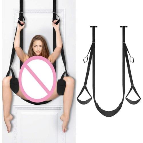 Bandage Soft Material Sex Swings Sex Furniture Fetish Chairs Hanging Door Swing Sex Tools for Couples Sex Position Swing Set