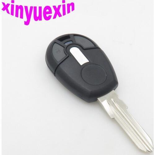 Xinyuexin Flip Remote Key Shell FOB Case For FIAT For Brazil Positron Folding Car Key Shell Plastic Replacement With 2Buttons