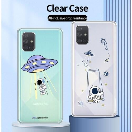 For Samsung A71 Case Clear Soft Case For Samsung Galaxy A71 4G 5G Transparent Phone Shell For Samsung A71 Cartoon Fashion Cover