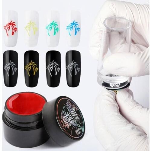 Nail art special printing glue nail glue 5ml nail polish gel nail polish UV permanent gel nail polish