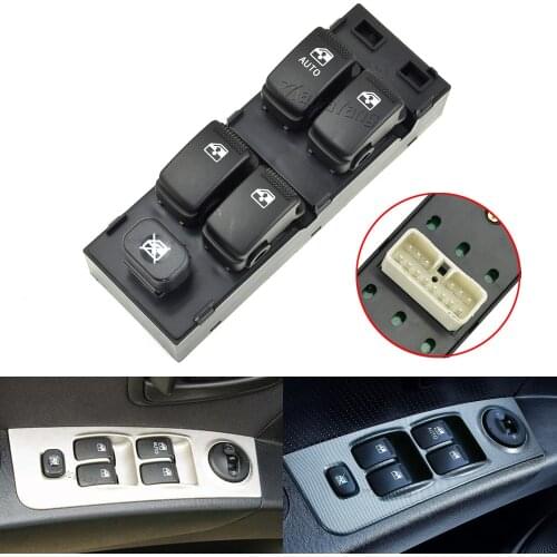 LHD/RHD Electric Power Window Main Master Switch For Hyundai Getz 2003-2010 Matrix 2006-2011 KIA Carens 93570-1C110