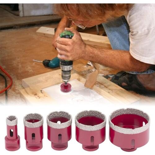 Diamond Core Bit Tiles Porcelain Stoneware,PREMIUM Core Bits Angle Grinder M14 SET Aluminium CASE Ceramic Granite Stone Tiles