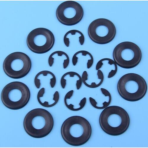 LETAOSK 10pcs Clutch Washer & E-Clip Fit For Husqvarna 362 365 371 372 372XP Jonsered 2165 2171 Chainsaws