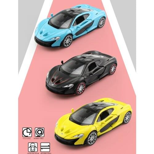 1:32 McLaren P1 Supercar Double Horses Alloy Model Car Gifts For Children Simulation Exquisite Diecasts Toy Vehicles Kids Toys