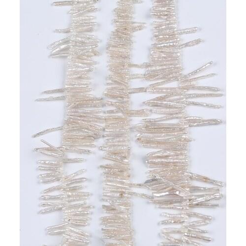 10-30mm Freshwater Toothpick Shape Pearl Wholesale Pearls Strand