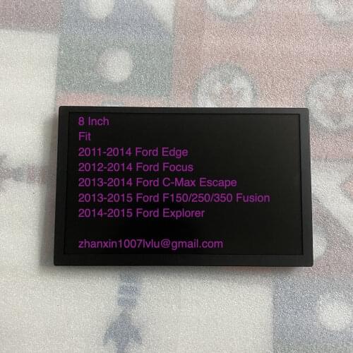 Original 8'' LCD Display Fit SYNC 2 Ford C-Max Edge Escape Explorer Focus Fusion F150 F250 F350 Car Radio Multimedia Navigation