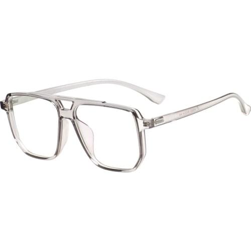 Men and Women Large Oversized Eyeglasses TR90 Lightweight Transparent Full Rim Eyewear Frame For Prescription Optical Lenses