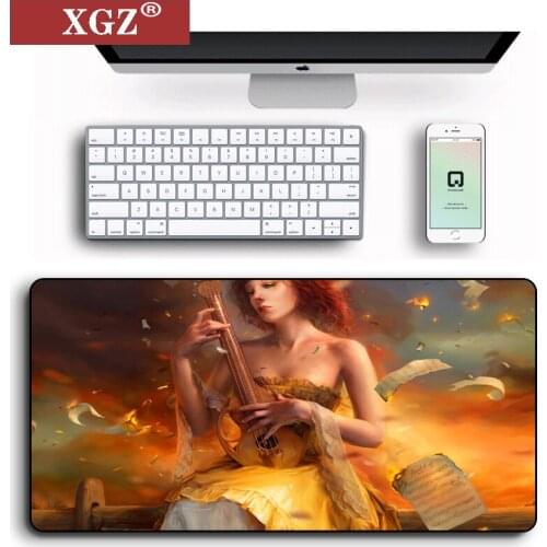 Music Mouse Pad Large Game Computer Keyboard Office Long Table Mat Office Home Decoration Non-slip Girl Boy Room 400x900mm Cs Go