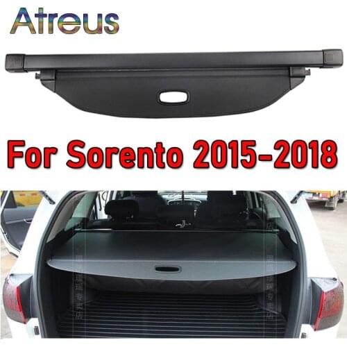 1set Trunk Parcel Shelf Cover for Kia Sorento 2015 2016 2017 2018 Retractable Rear Racks Spacer Curtain Accessories