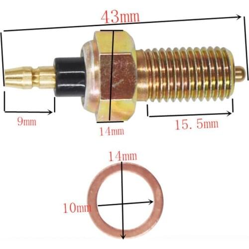 Neutral Switch Fit for 1998-2019 3GB-82540-01-00, Motorcycle Long Tail Switch with O-Ring Gasket Replace