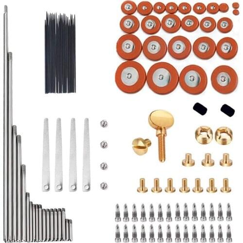 New 119Pcs/Set Alto Sax Saxophone Repair Parts Screws + Saxophone Springs Kit DIY Tool Woodwind Instrument Accessories