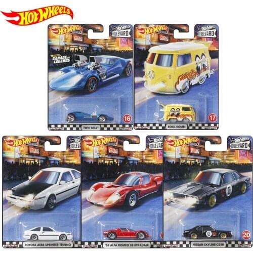 Original Hot Wheels Car Toys 1/64 Hotwheels Diecast Car for Boys Kids Toys BOULEVARD Collector Edition Birthday Gifts GJT68