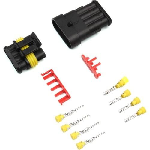 1 Set 1/2/3/4/5/6 Pin Connector Car Waterproof Electrical Connector Plug Electrical Wire Cable Car Auto Truck Wire Harness