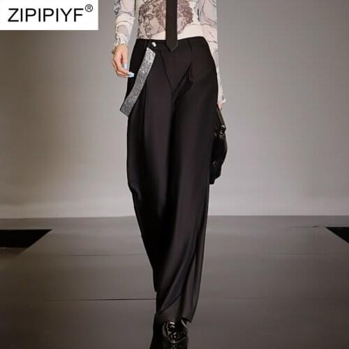 ZIPIPIYF Women's Knitted Trousers