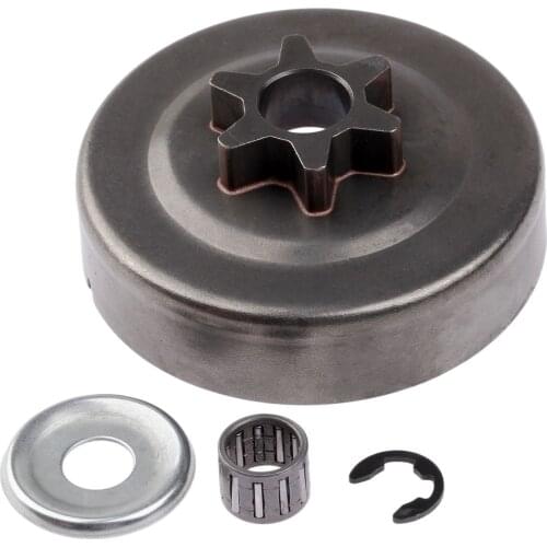 Promotion! 3/8 6T Clutch Drum Sprocket Washer E-Clip Kit For Stihl Chainsaw 017 018 021 023 025 Ms170 Ms180 Ms210 Ms230 Ms250