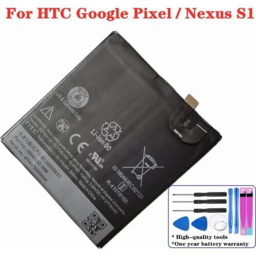 B2PW4100 Battery For HTC Google Pixel / Nexus S1 Battery 2770mAh High Capacity Batteries Batteria + Tools