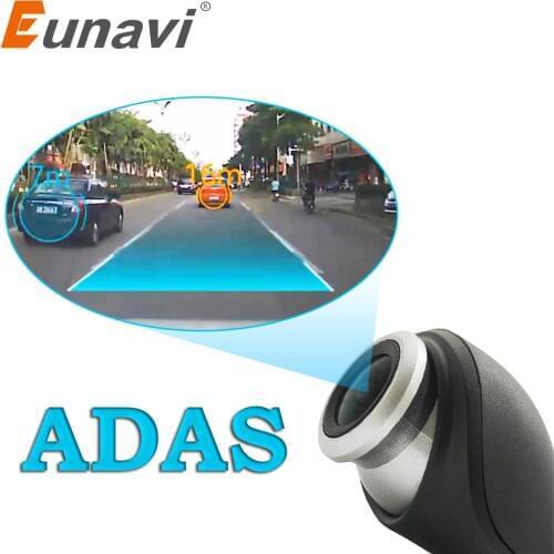 Eunavi Car DVR Camera USB Connector Vehicle HD 1280 * 720P DVRs For Android OS System Mini Car Driving Recorder Camera With ADAS