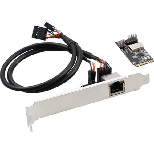 M.2 PCI-E to Gigabit Network Card Desktop Free Drive 1000M Wired PCIe Network Card