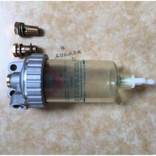 For Excavator ZAX60 70 120 200 Oil-Water Separator Diesel Oil Filter Core Water Cup Accessories