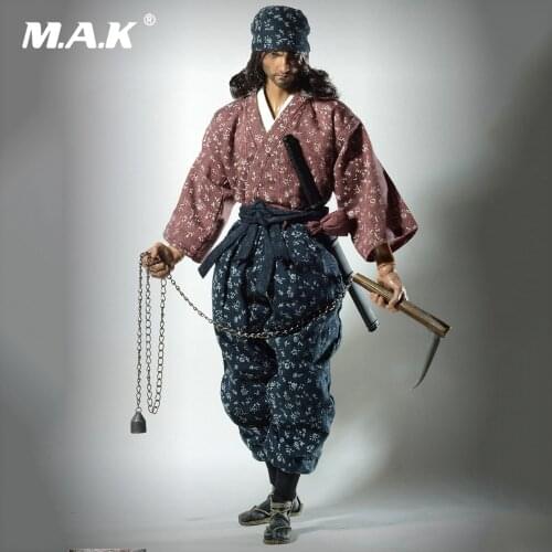 For Collection 1/6 Scale Japanese Warrior Shishido Baiken WK89011A 12‘’ Action Figure Model for Fans Holiday Gifts