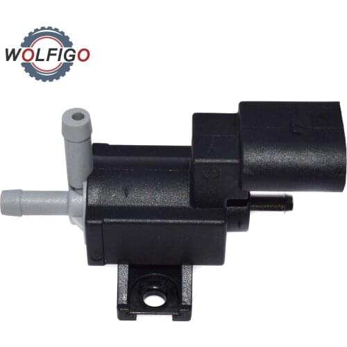 WOLFIGO Turbocharger Boost Solenoid Valve Control For Audi A3 A4 A5 TT For VW CC Jetta GTI Passat Tiguan Eos Golf 06F906283F