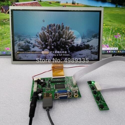 10.1 inch display module kit 1024X600TN screen TTL50P cable HDMIVGAV signal reversing priority function