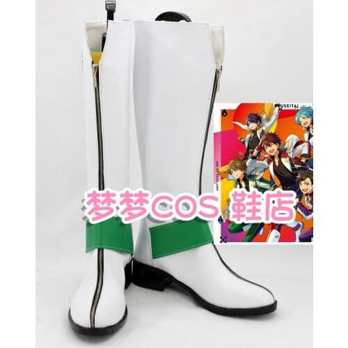 Ensemble Stars Ryuseital UNIT SONG 3RD Takamine Midori Green Shoes Cosplay Long Boots Custom Made