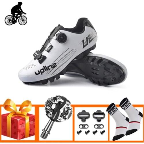 Mountain Bike Shoes Add SPD Pedals Self-locking Breathable MTB Cycling Sneakers Bicycle Riding Shoes Outdoor Superstar Footwear