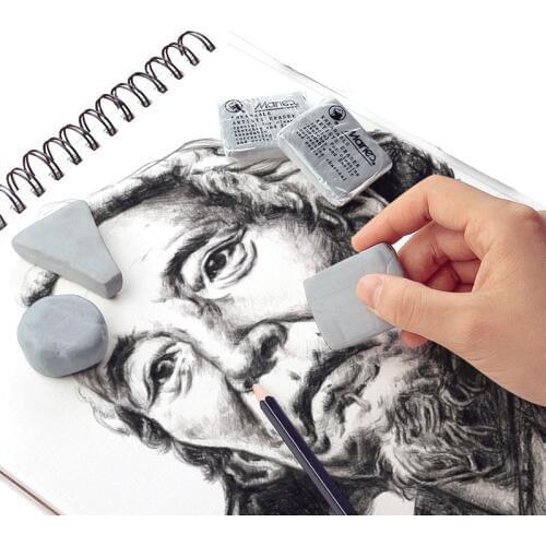 Maries Plastic Soft Variability Eraser Professional Sketch High Gloss Rubber Painting Art Supplies Stationery Office Supplies